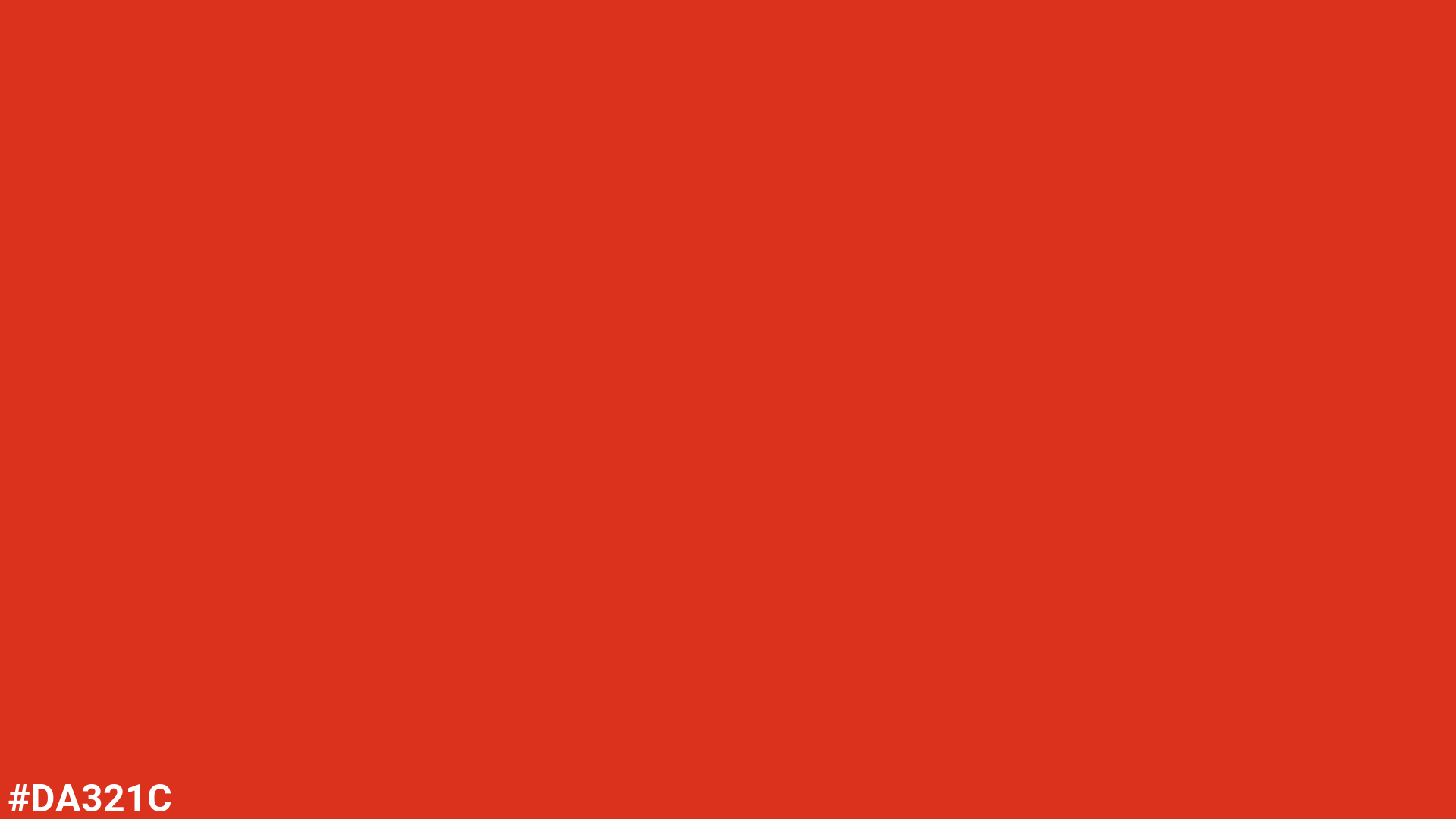 Pantone 18 1561 Tcx | Orange.com | #da321c - Detailed Color
