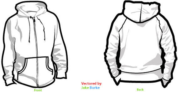 Hoodie Templates Free Vector