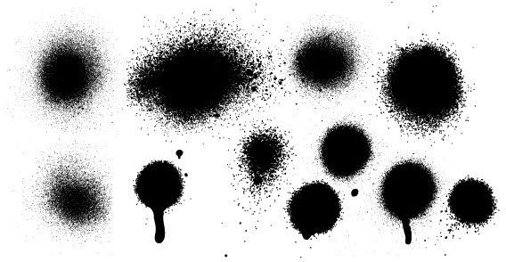 Ink Spray Vector