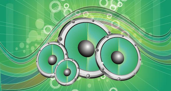 Musy Soned Background Vector Graphic