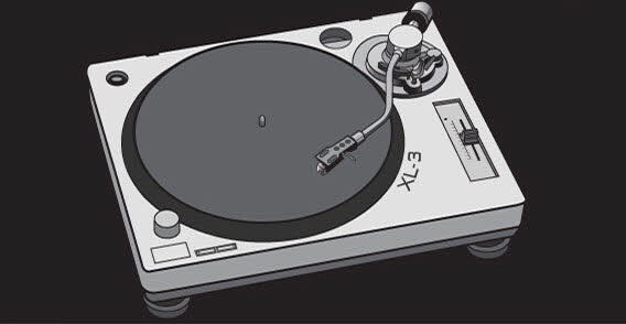 Turntable Vector Art