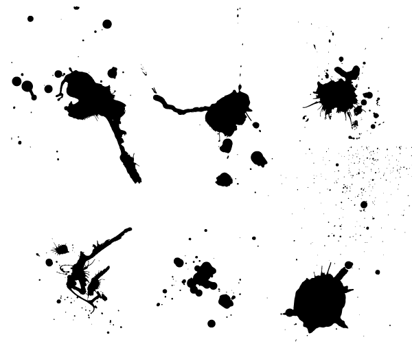 Paint Splash Vector Free