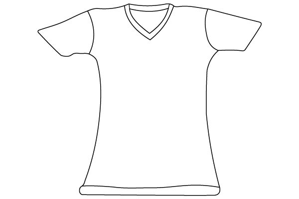 T-Shirt Vector Template Illustrator