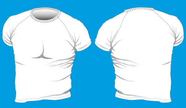 Vector Raglan Tee Template