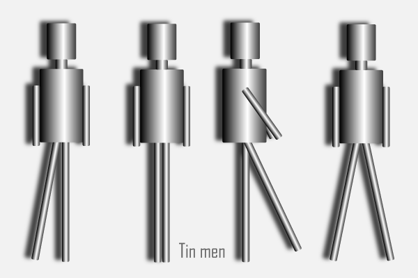 Tin Man Vector Illustration