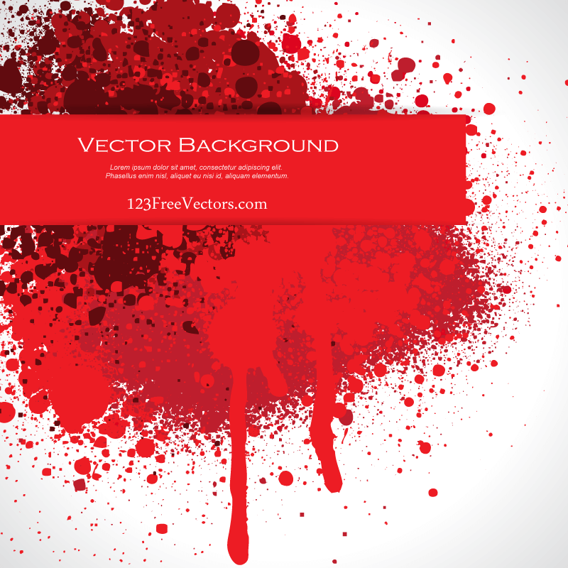 Blood Splatter Illustrator