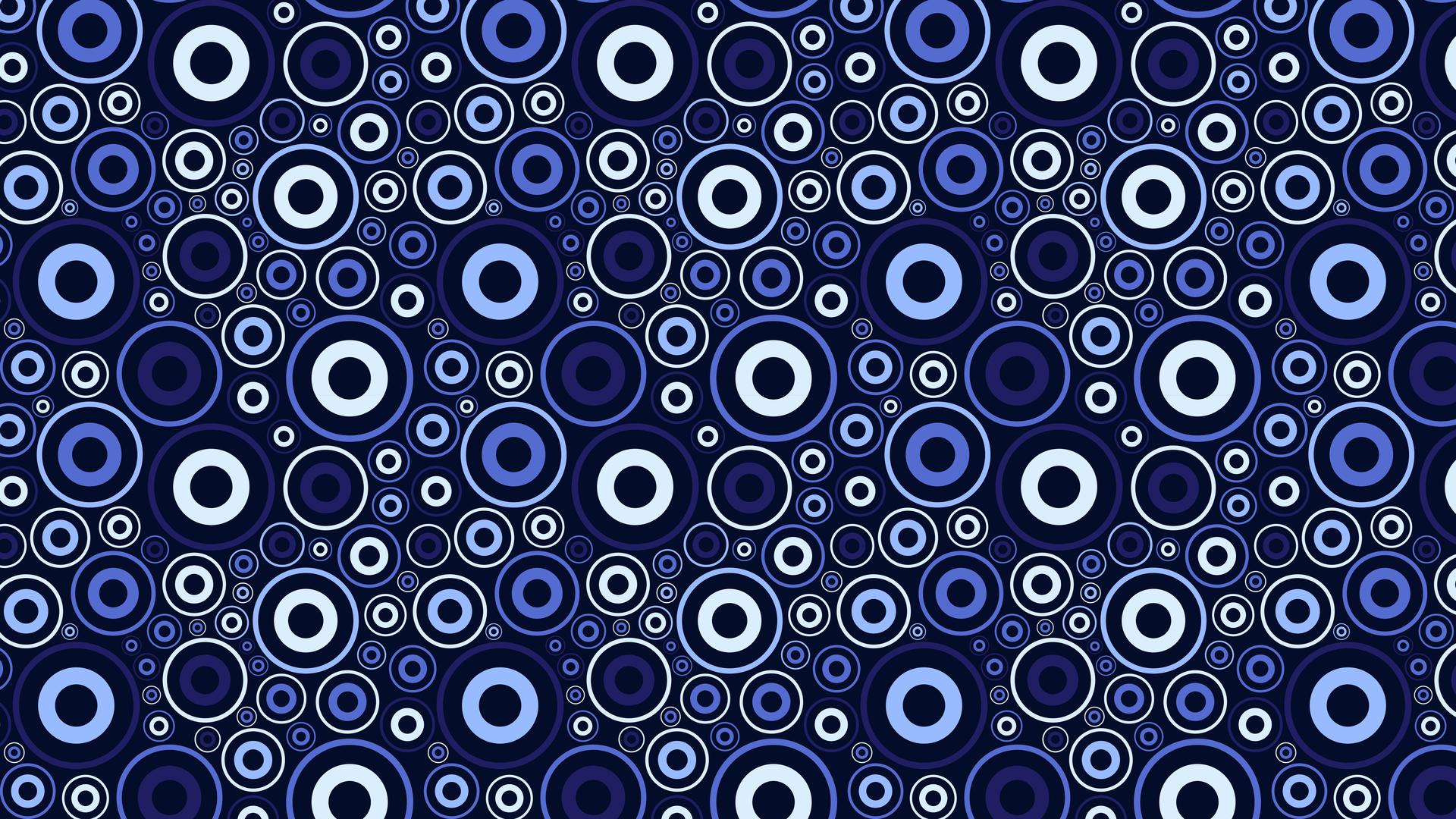 Blue Circle Pattern