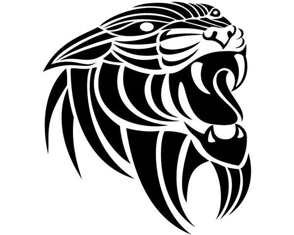 Panthera Tribal Vector