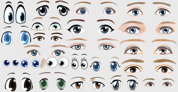 Free Vector Eyes