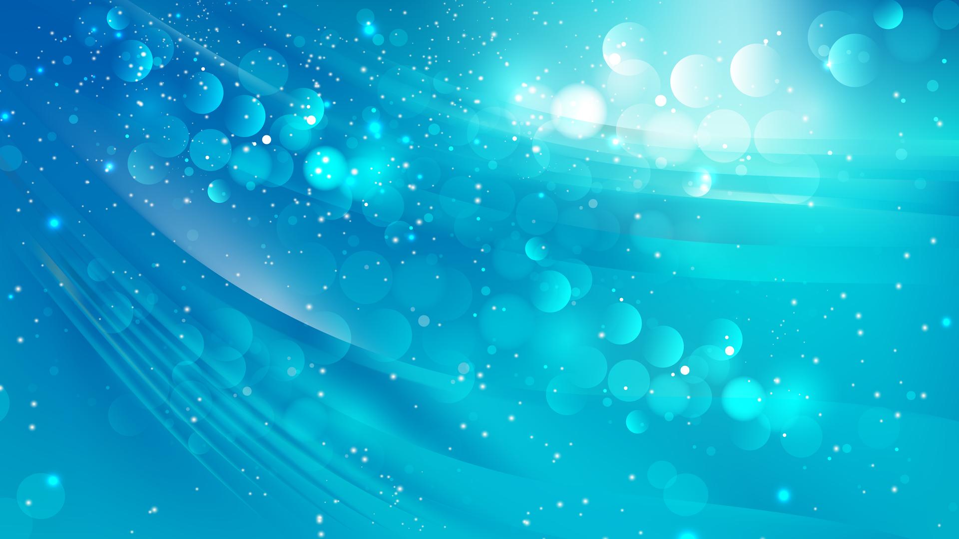 Blue Bokeh Background