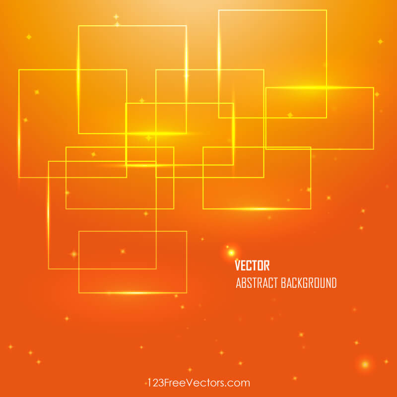Orange Abstract Background Vector Image