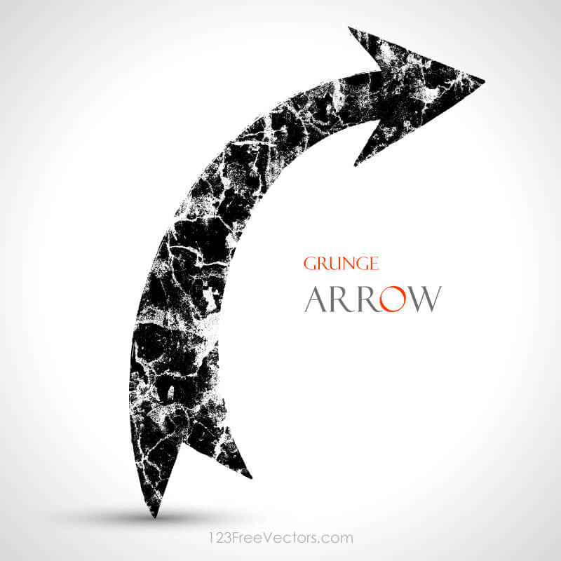 Grunge Arrow Vector Download