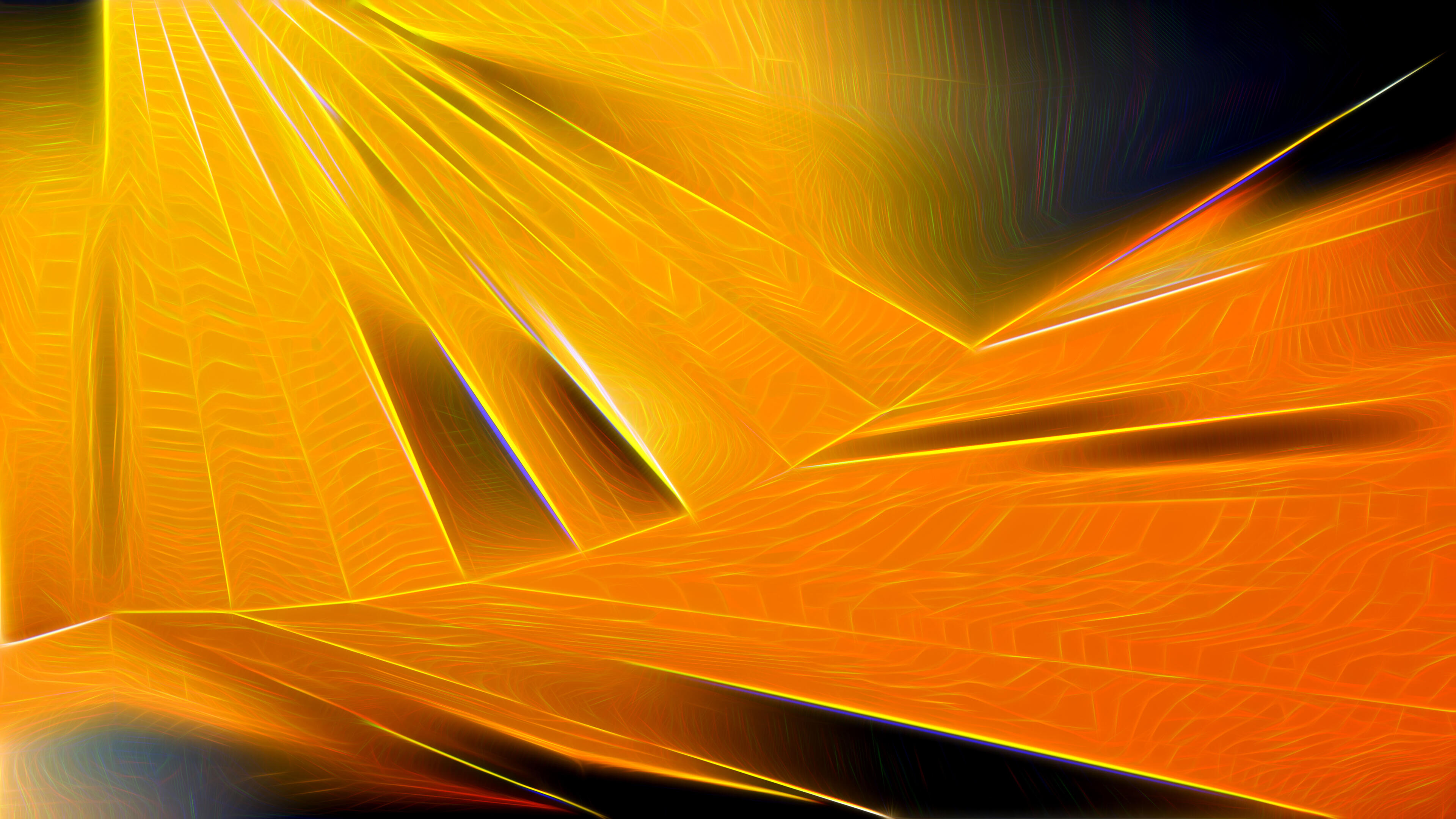 Abstract Golden Rays