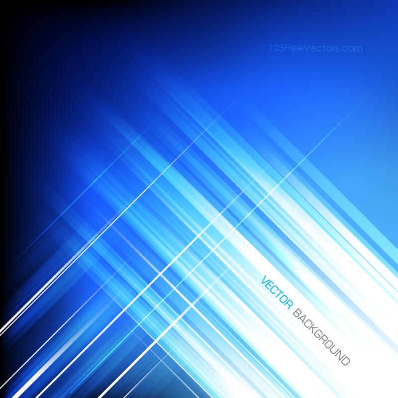 Blue Abstract Straight Lines Vector Background Image