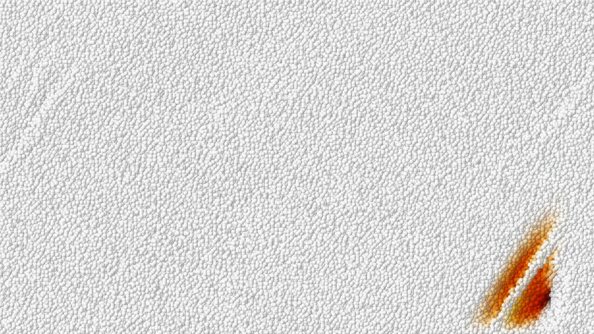 Textured White Spheres with Warm Accent