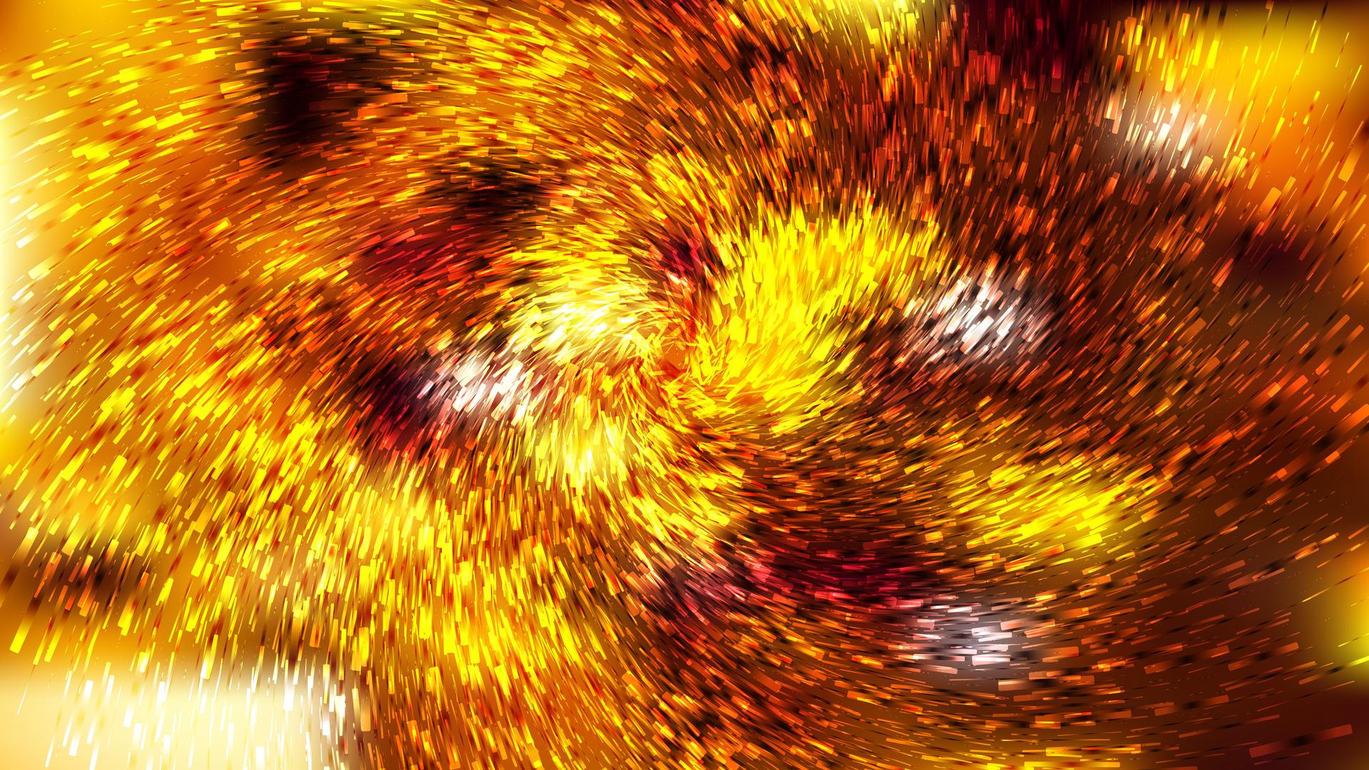 Golden Swirl of Light