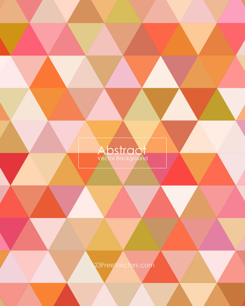 Colorful Triangle Background Illustrator