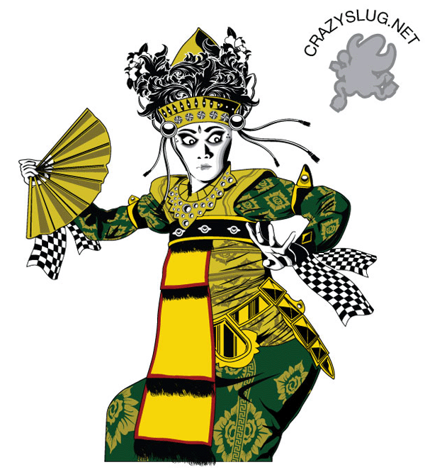 Balinese Dancer Vector