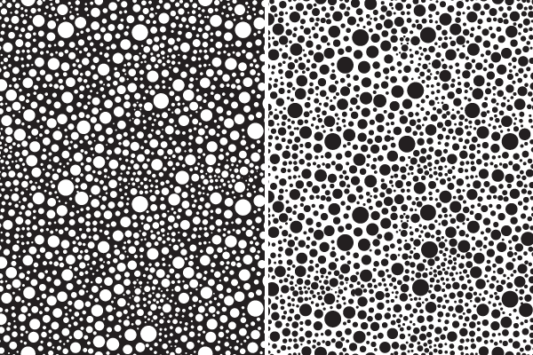 Bubbles Seamless Pattern Swatch for Adobe Illustrator