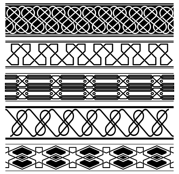 Free Vintage Ancient Border Vector Graphics