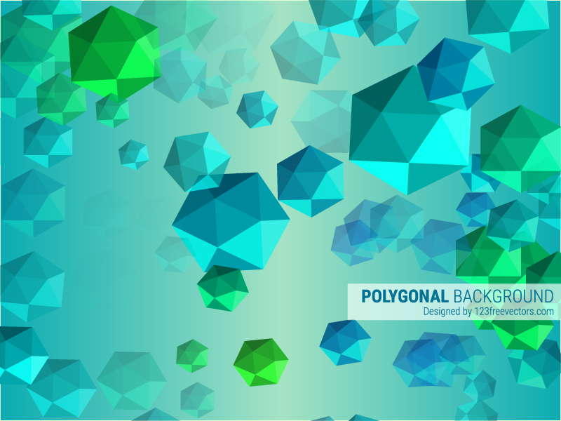 Abstract Polygonal Background Vector