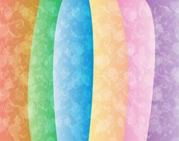 Colored ornament vector