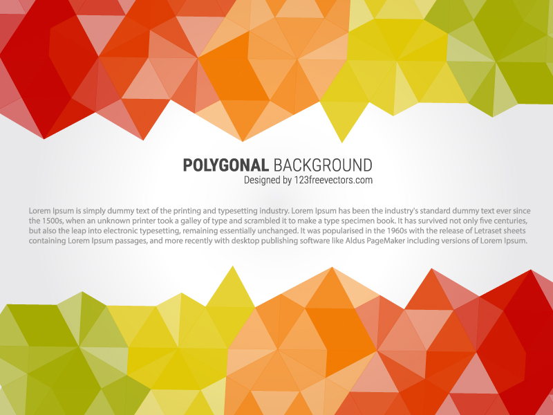 Colorful Polygon Background