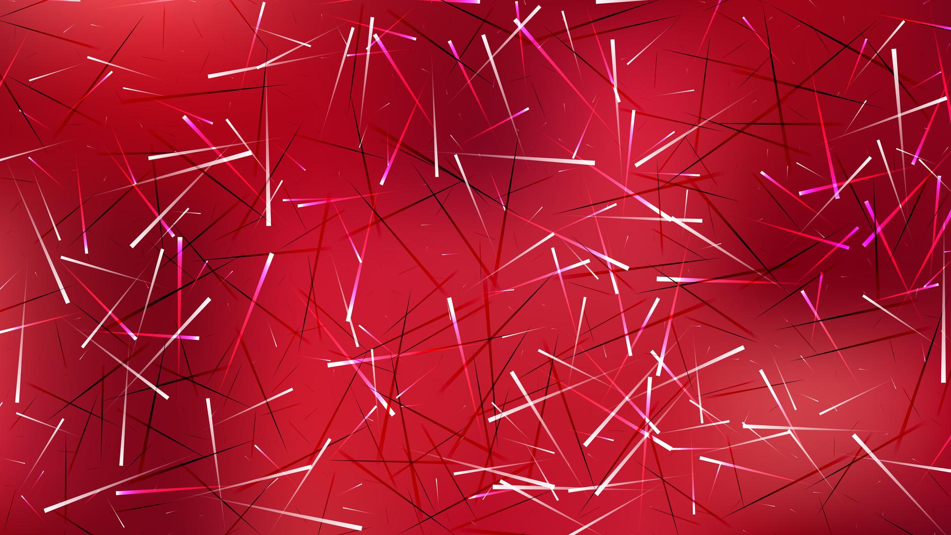 Red Abstract Lines