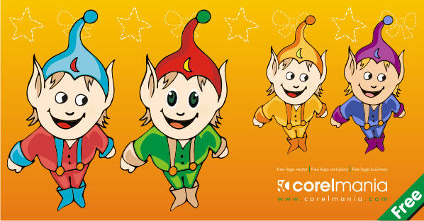 Elves Free Vector