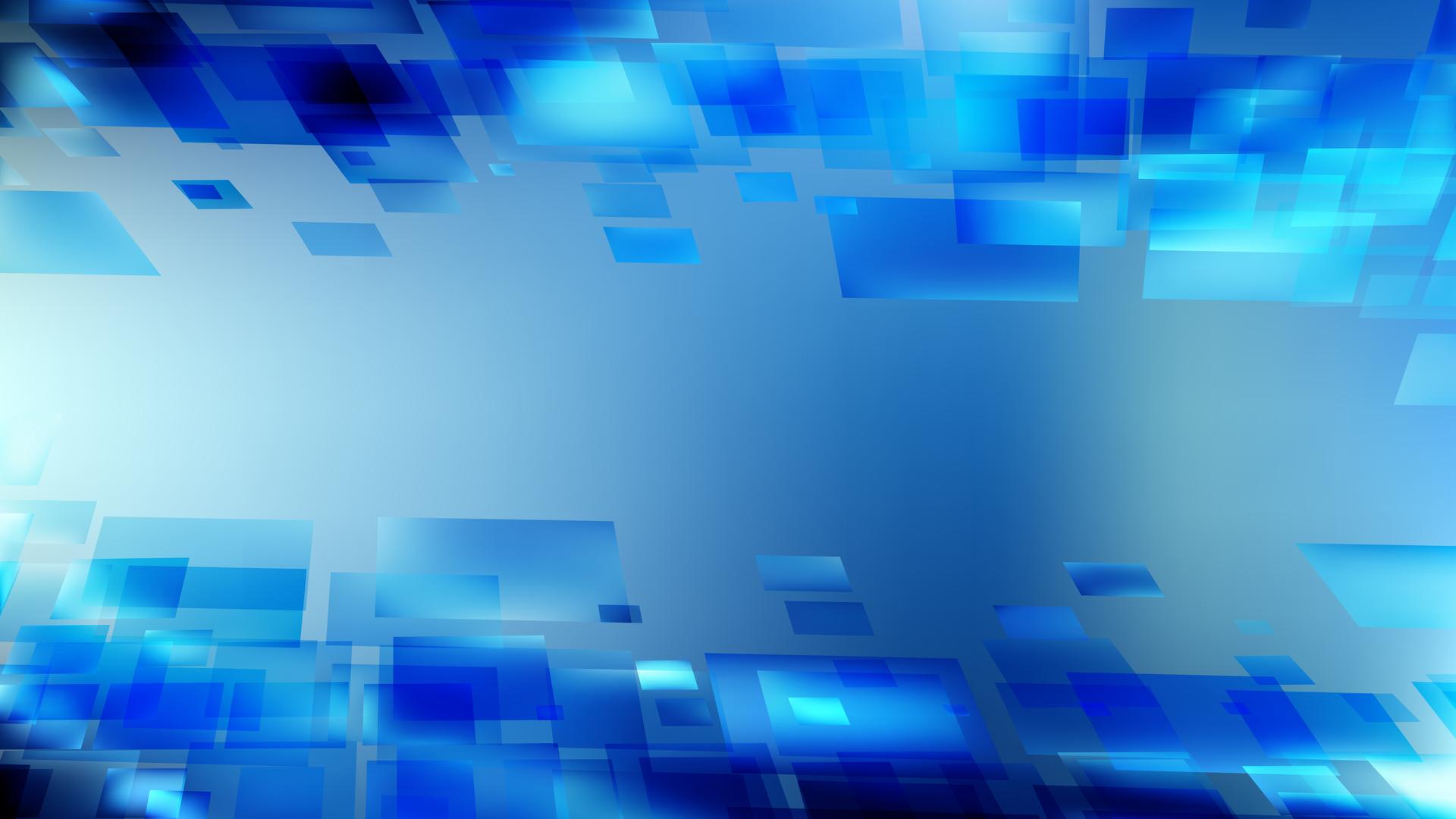 Blue Geometric Shapes