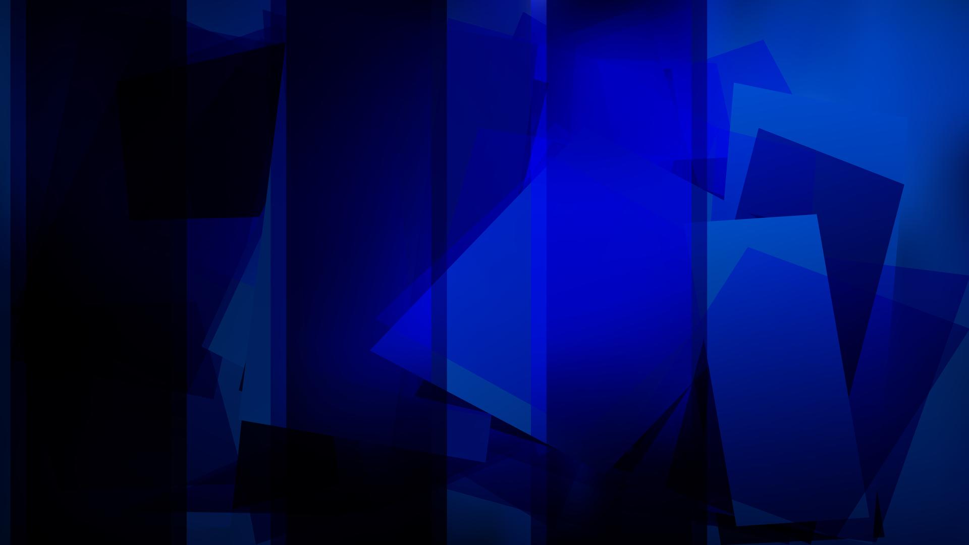 Geometric Blue Shapes
