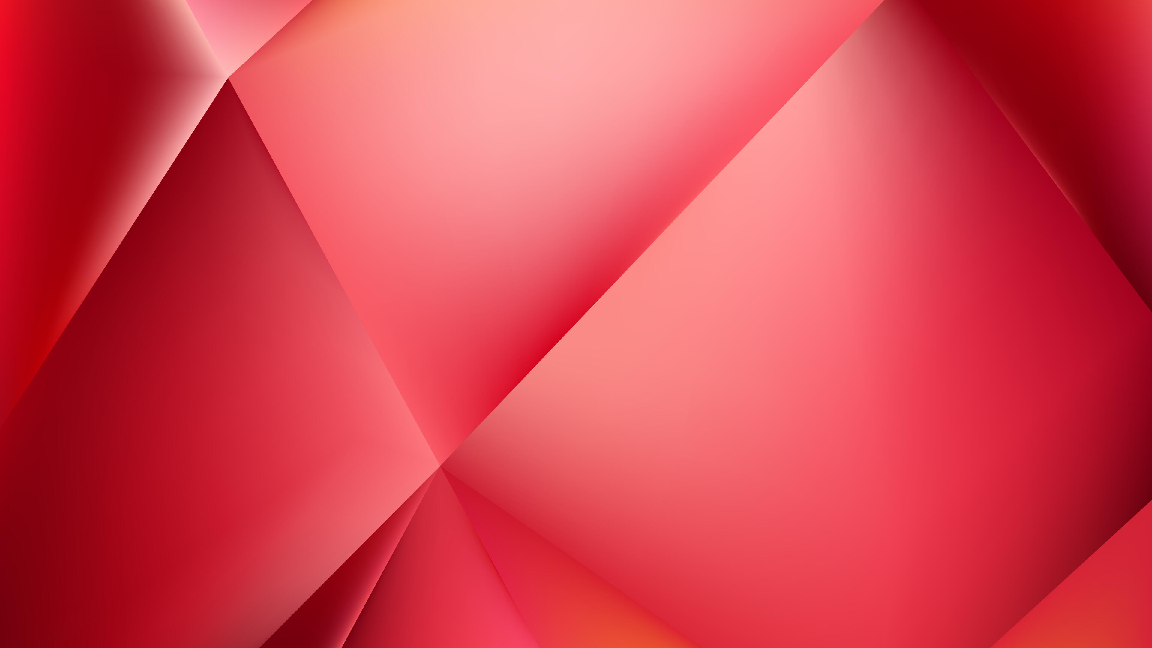 Geometric Red Abstract