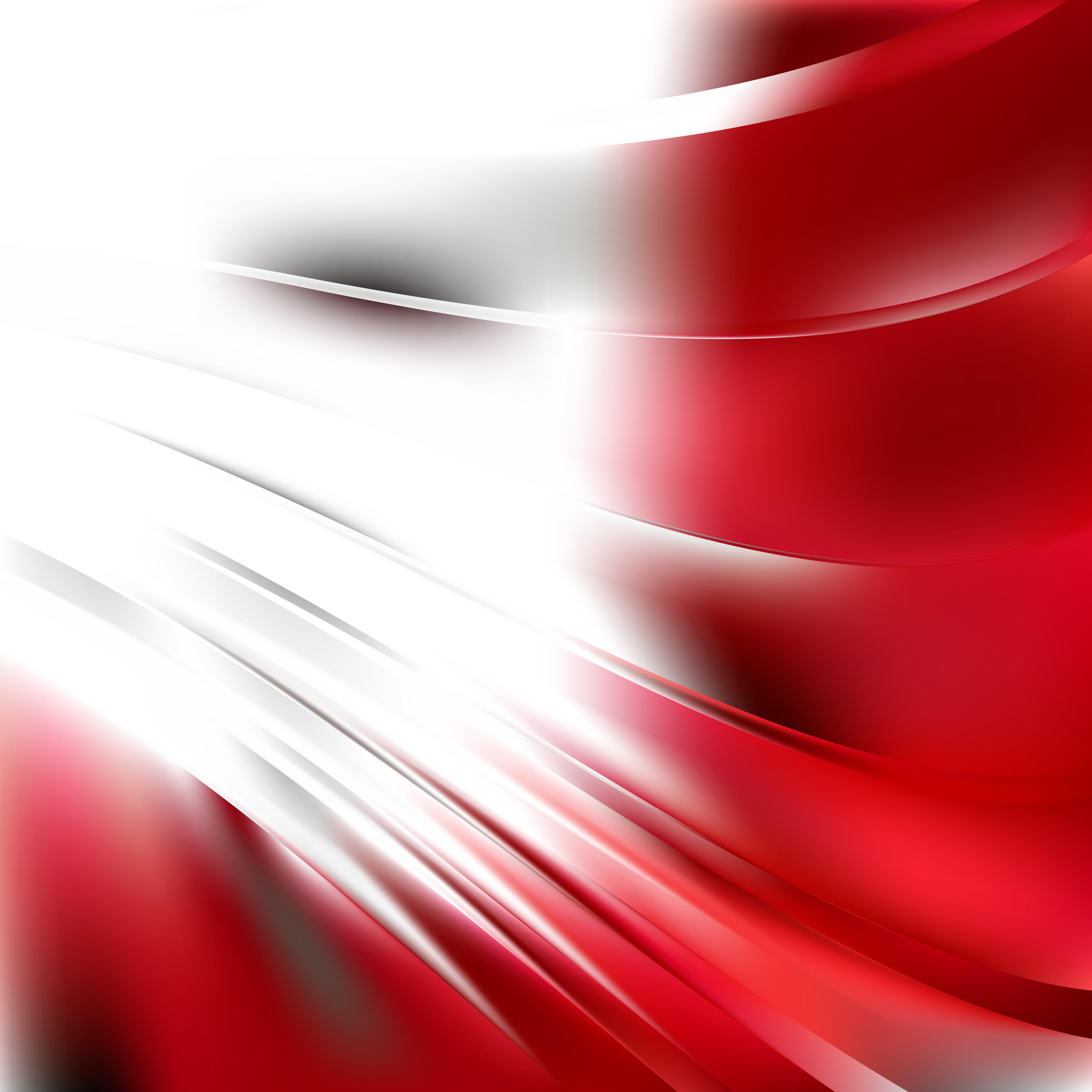 Crimson Wave Abstract