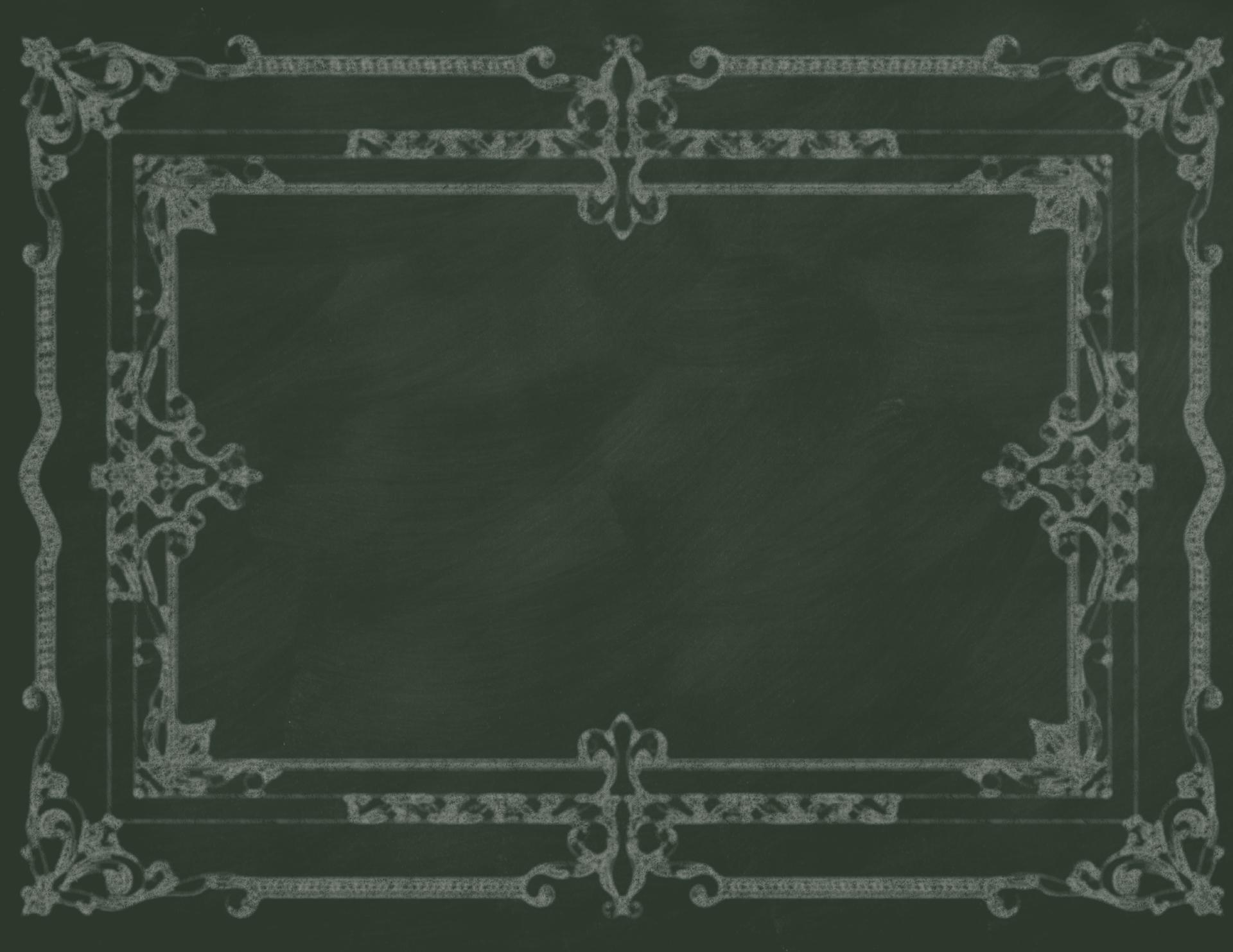 Chalkboard Frame Border