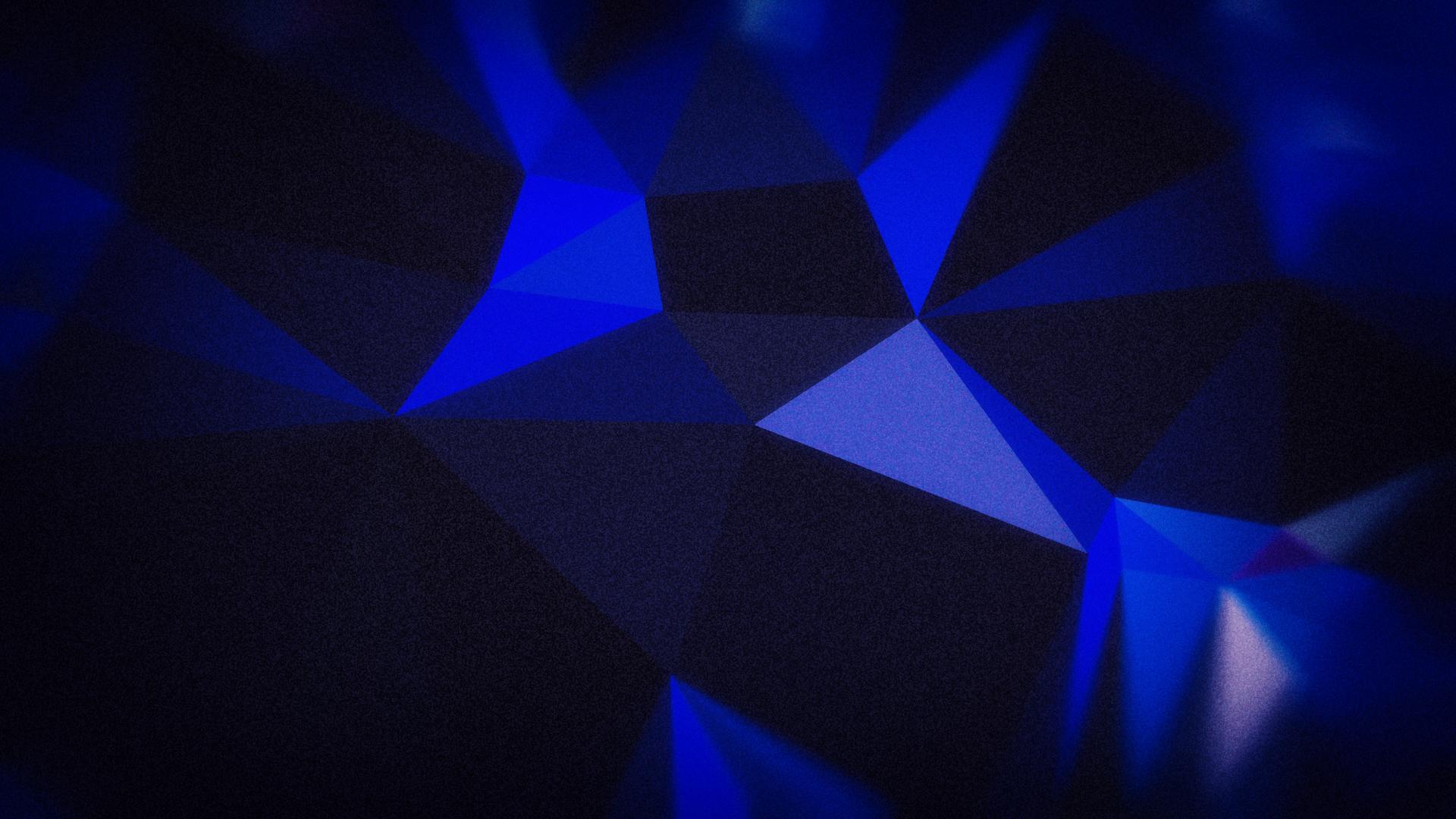 Geometric Blue Shapes