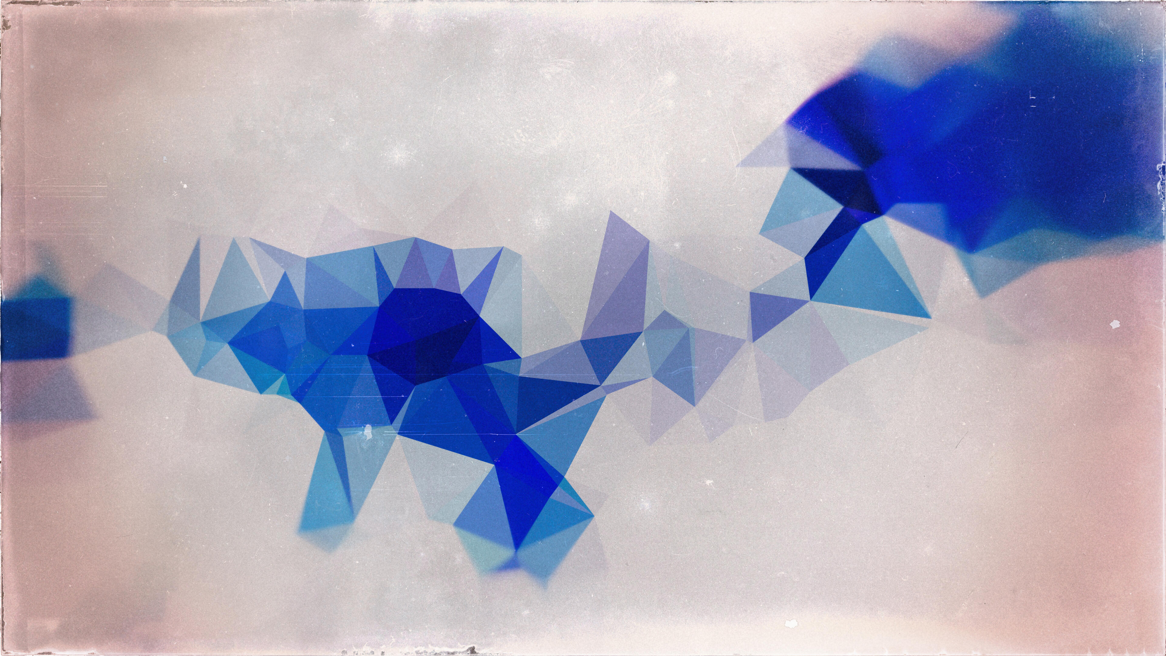 Geometric Blue Shapes