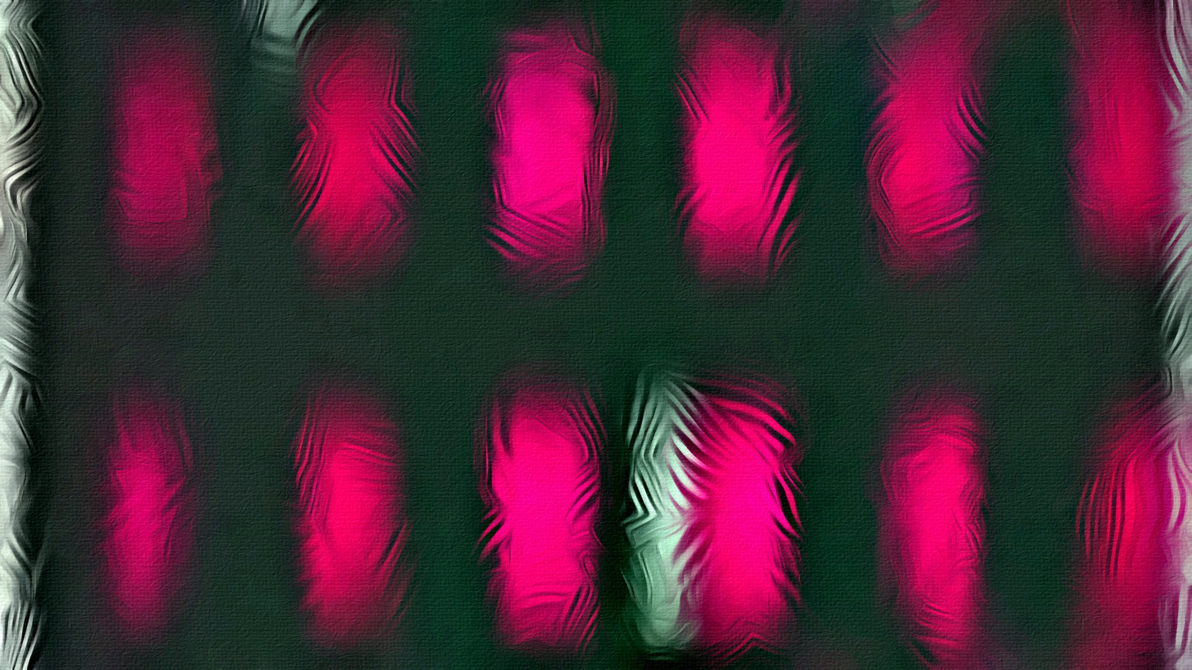 Abstract Forms in Pink and Black