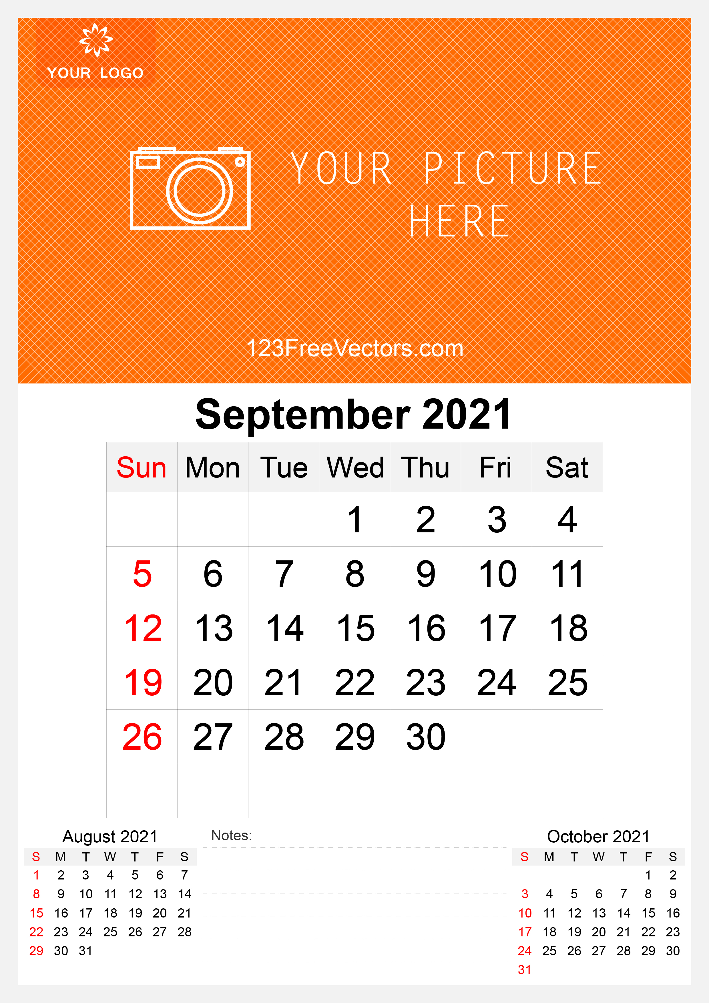 September 2021 Calendar