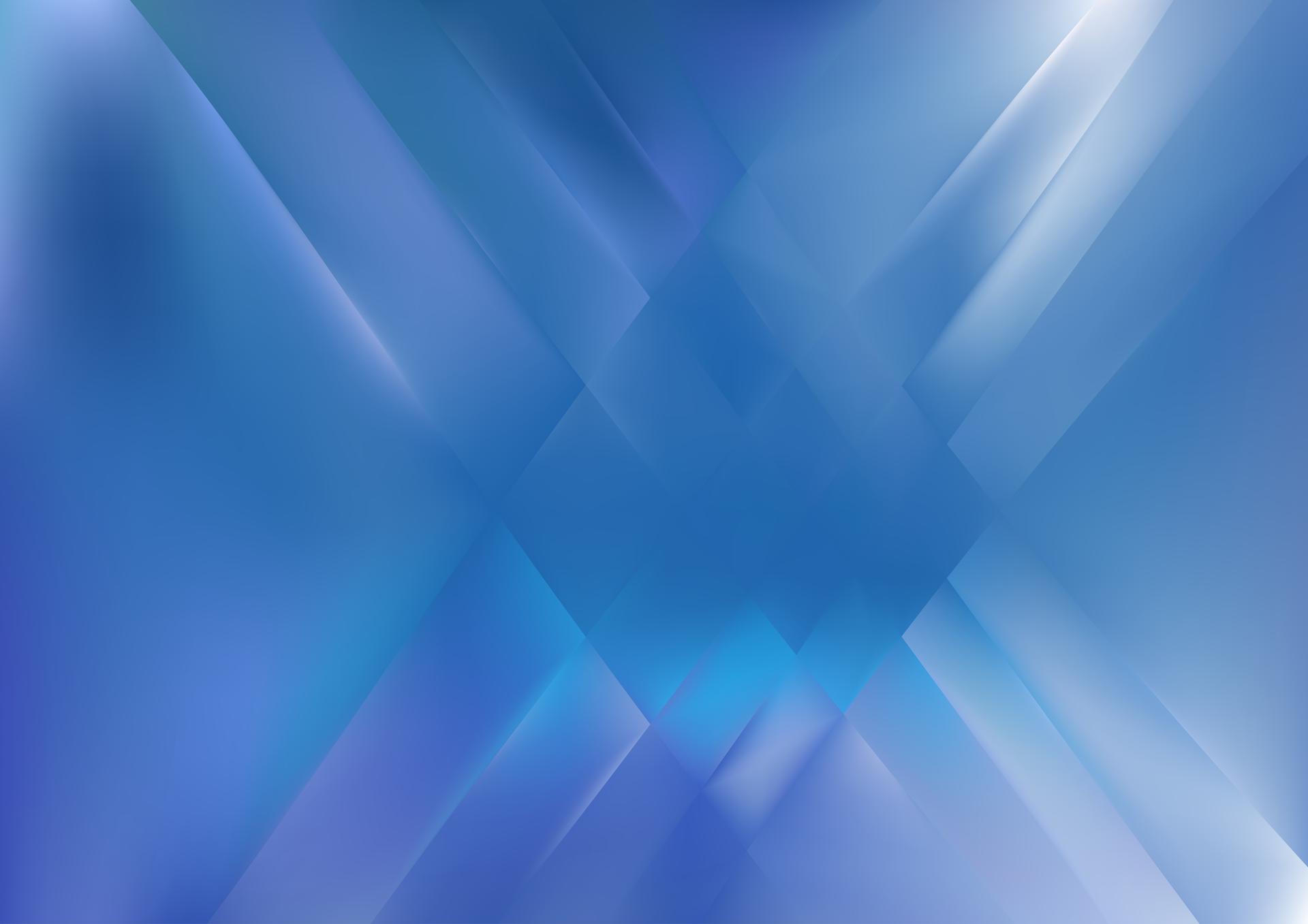 Blue Geometric Shapes