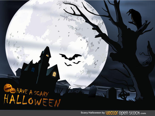 Free Scary Halloween Vector