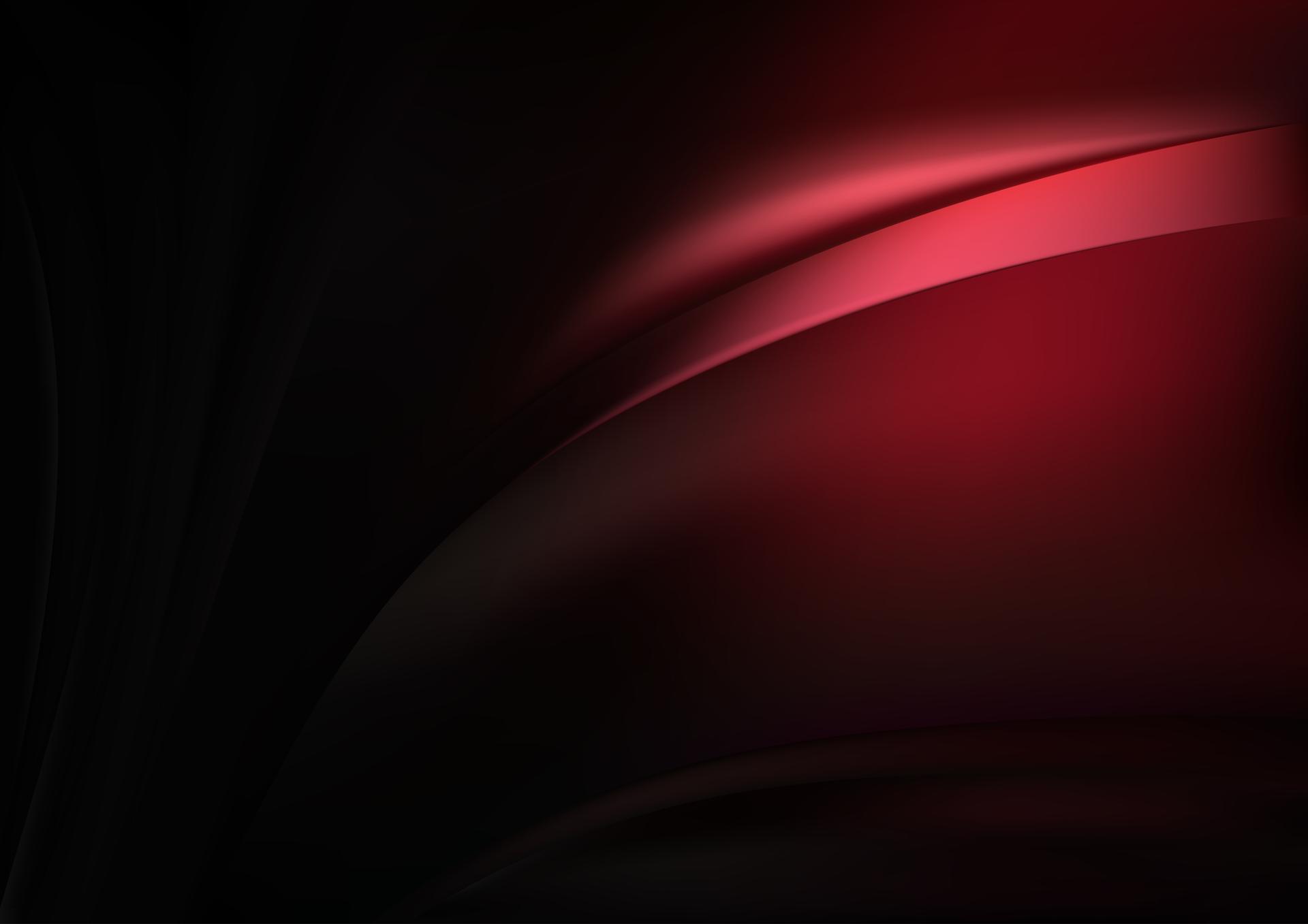 Crimson Wave Abstract
