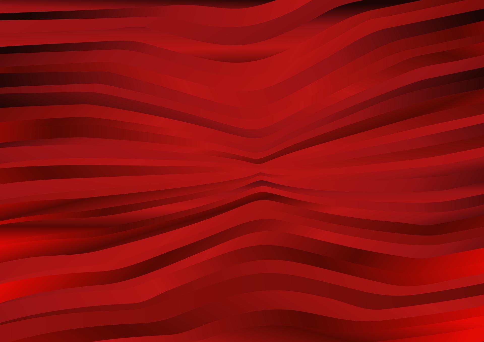 Crimson Wave Abstract