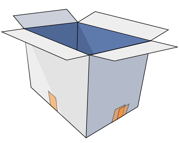 Free Cardboard Box Vector Art