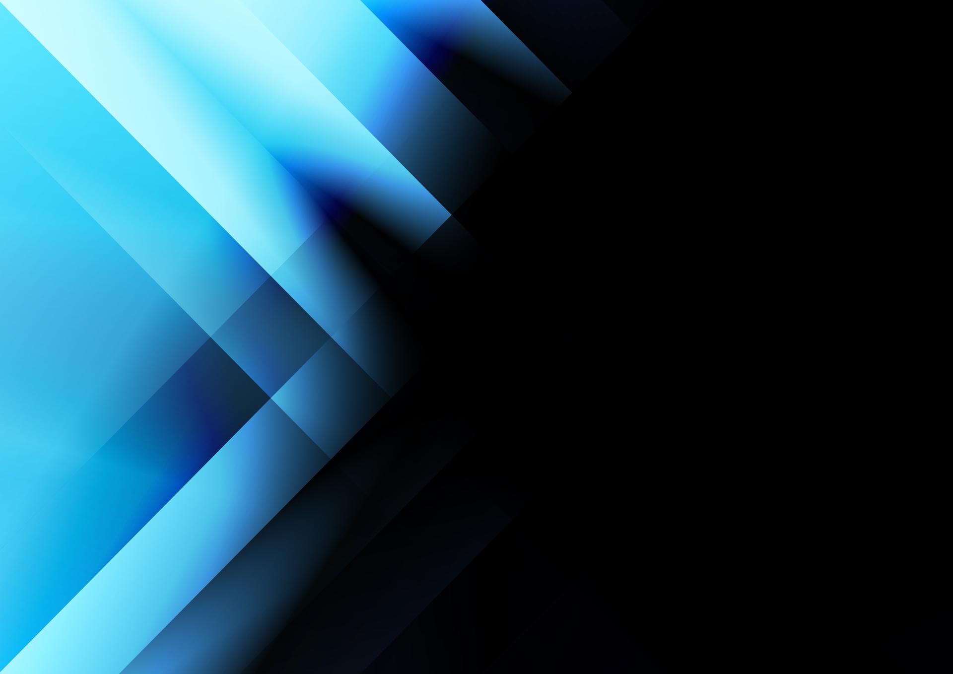 Blue Geometric Shapes