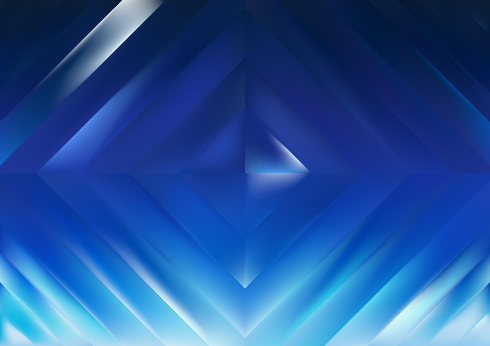 Blue Geometric Shapes