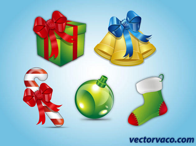Christmas Elements Vector Free Download