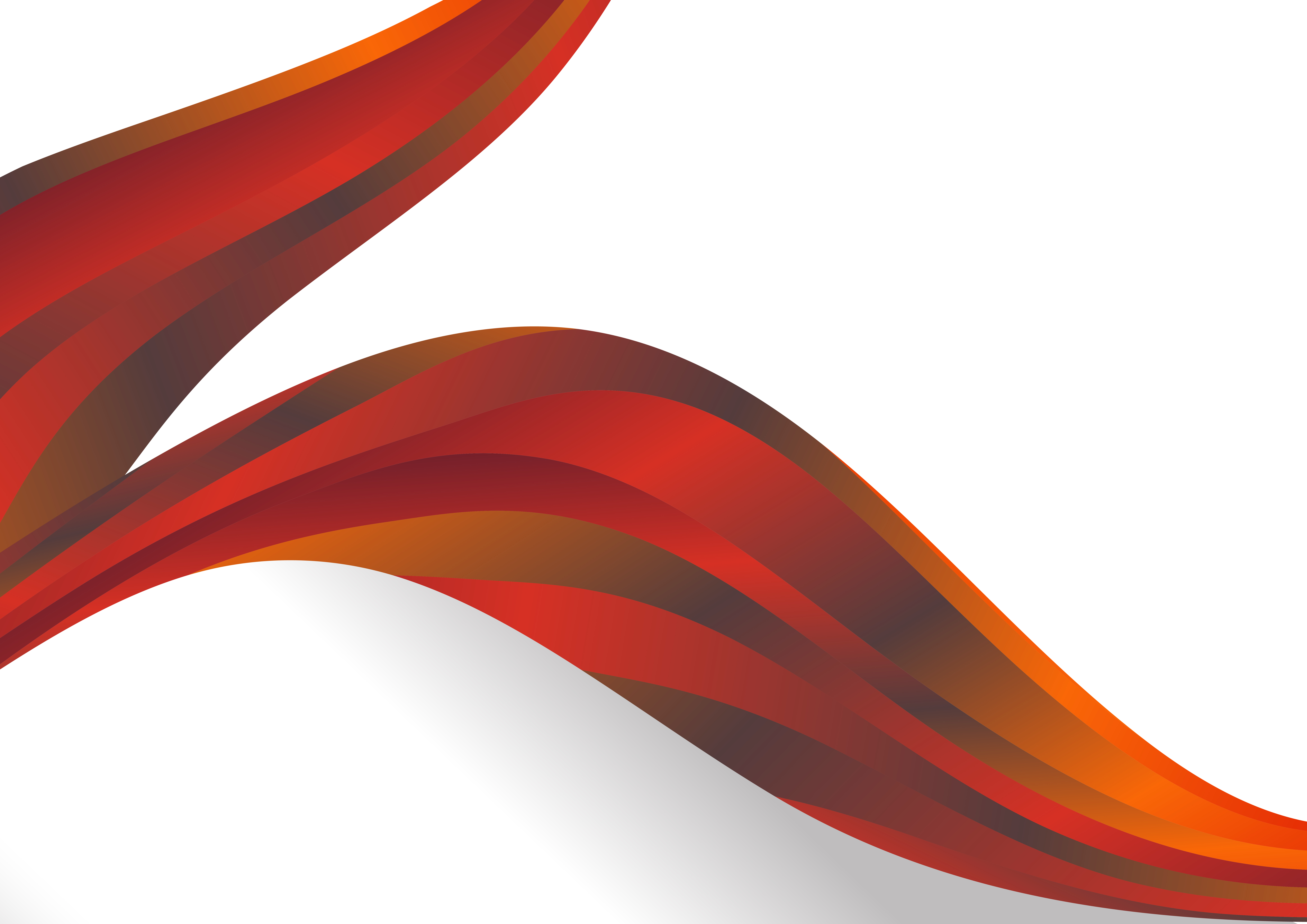 Crimson Wave Abstract