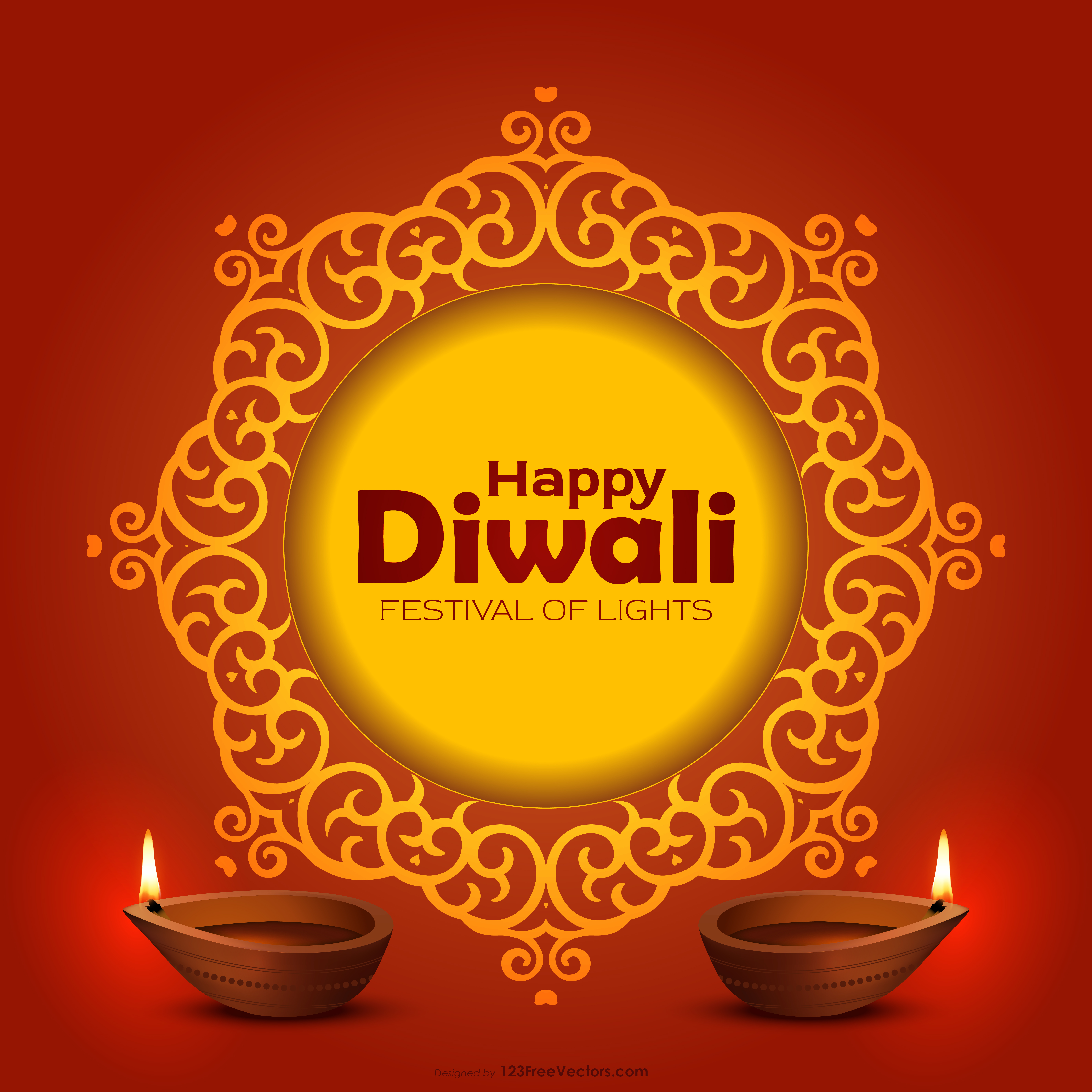 Diwali Background Vector