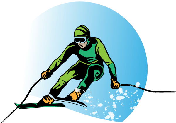Skier Vector Free