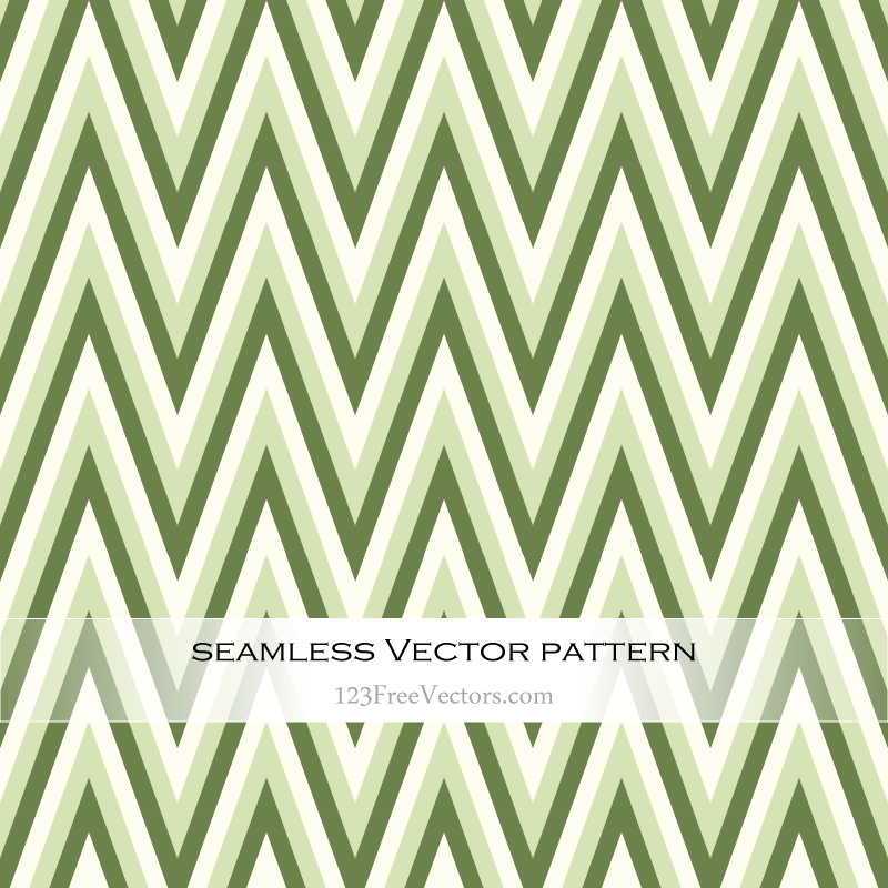 Green Zig Zag Background